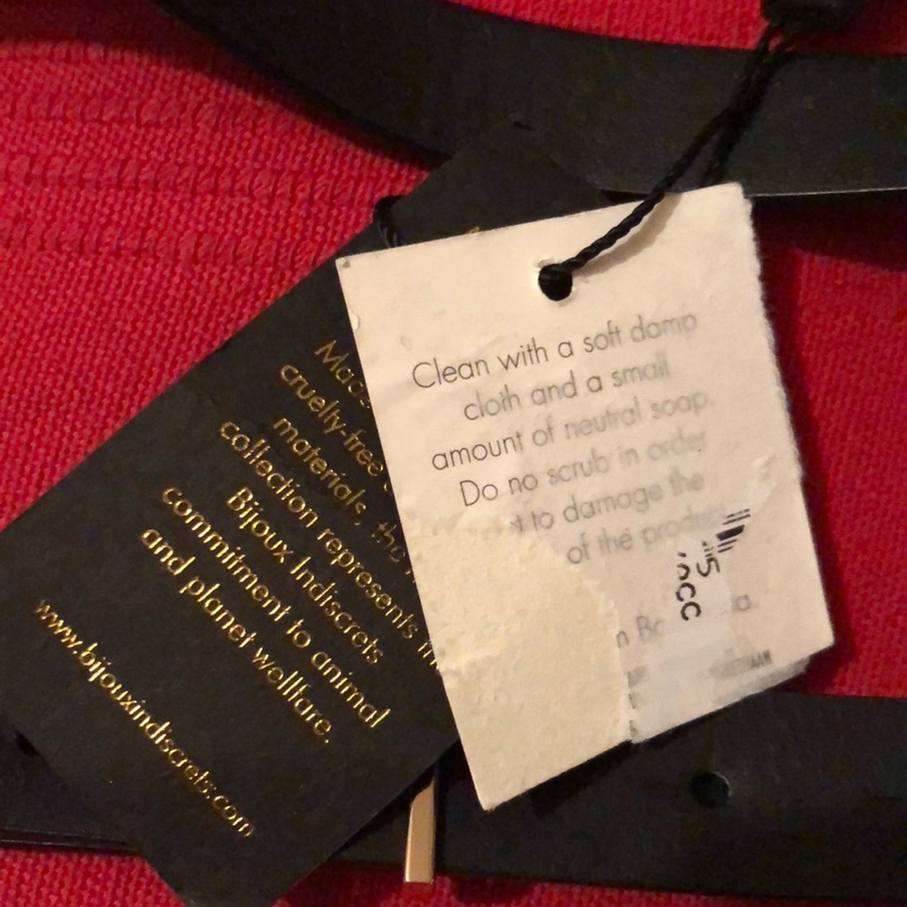 Bijoux Indiscrets maze Black Vegan leather belt - Picture 5 of 5